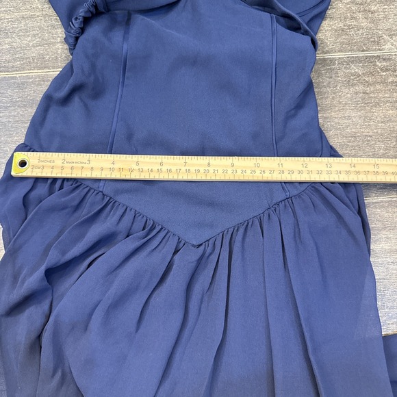 NWT Anthropologie Hutch Drop-Waist Maxi Dress $238 SIZE 4 Blue‎ Belted - Picture 13 of 15
